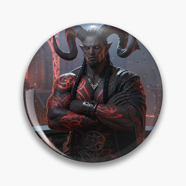 Item preview, Demon King Fiery Throne Dark Fantasy designed and sold by GalleryBrisArt.