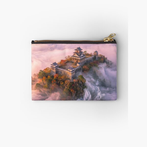 Item preview, Japanese Sky Castle in a Sea of Clouds designed and sold by conohitoAI-ArtGallery.
