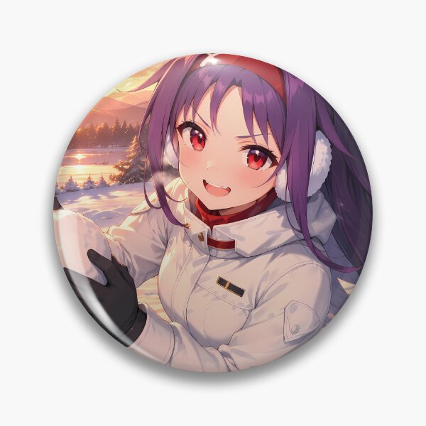 Item preview, Yuuki Sword Art Online Snowman Sunset Moment designed and sold by mildaclairmo.