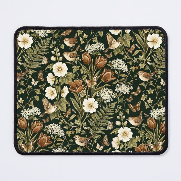 Item preview, Vintage Victorian Botanical Floral & Bird Pattern designed and sold by arteresting-art.