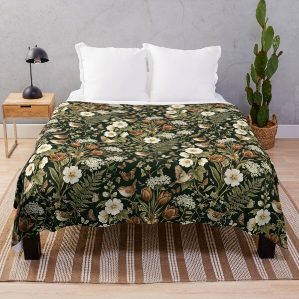 Item preview, Vintage Victorian Botanical Floral & Bird Pattern designed and sold by arteresting-art.