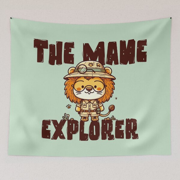 Item preview, Cute Lion Safari Explorer Adventure designed and sold by Sachie's Studio.