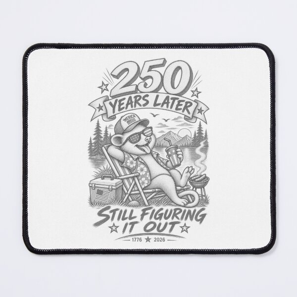 Item preview, Copy of 250 Years Later Still Figuring It Out – Funny American Opossum Retro USA 1776–2026 designed and sold by Williams Anderson.
