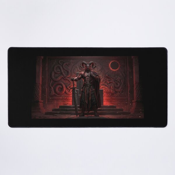 Item preview, Demon King Fiery Throne Dark Fantasy designed and sold by GalleryBrisArt.