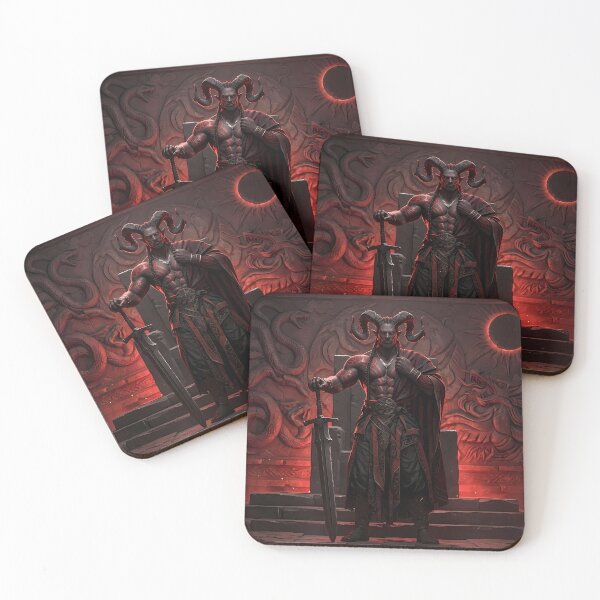 Item preview, Demon King Fiery Throne Dark Fantasy designed and sold by GalleryBrisArt.