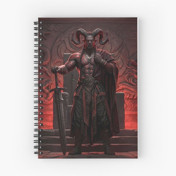 Item preview, Demon King Fiery Throne Dark Fantasy designed and sold by GalleryBrisArt.