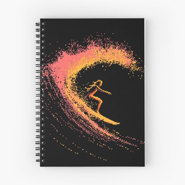Item preview, Neon Particle Wave Surfer designed and sold by ClubVacay.