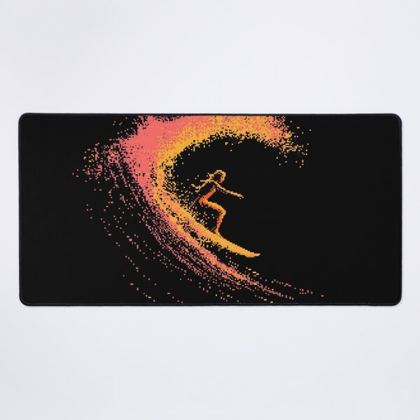 Item preview, Neon Particle Wave Surfer designed and sold by ClubVacay.