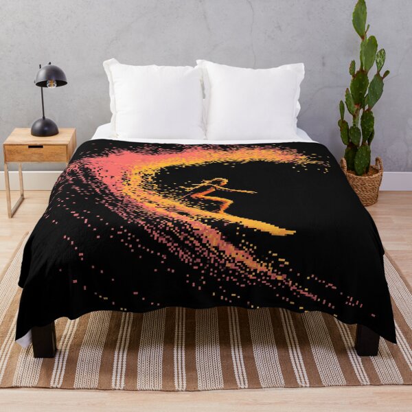 Item preview, Neon Particle Wave Surfer designed and sold by ClubVacay.