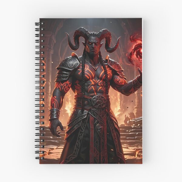 Item preview, Demon King Fiery Throne Dark Fantasy designed and sold by GalleryBrisArt.