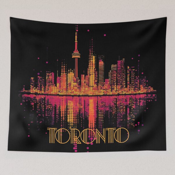 Item preview, Neon Toronto Skyline designed and sold by ClubVacay.