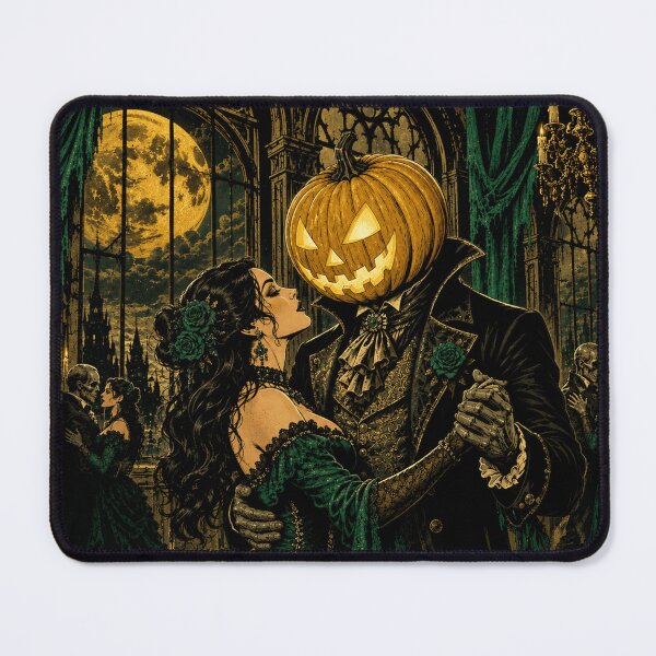 Item preview, Headless Horseman Final Dance - Emerald Golden Pop Art designed and sold by TheHorsemanRidesAgain.