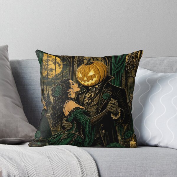 Item preview, Headless Horseman Final Dance - Emerald Golden Pop Art designed and sold by TheHorsemanRidesAgain.