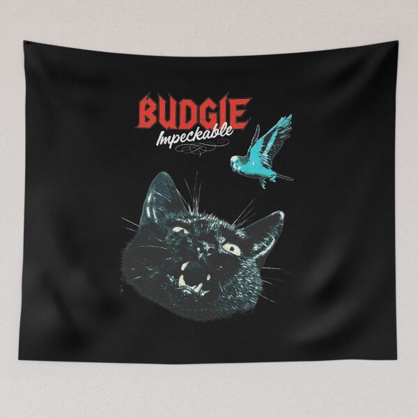 Item preview, Budgie Impeccable Album Cover Art  designed and sold by Loopdrawings.