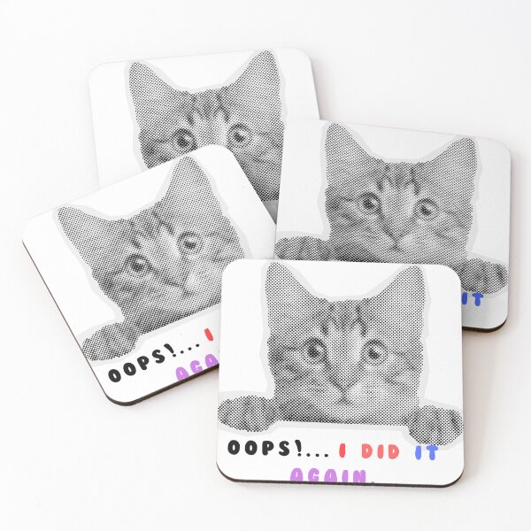 Item preview, Funny Cat Meme | Oops!... I Did It Again  designed and sold by ekemarket.