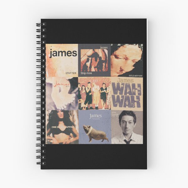 Item preview, James Band British Indie Rock Album Cover Collage designed and sold by Loopdrawings.