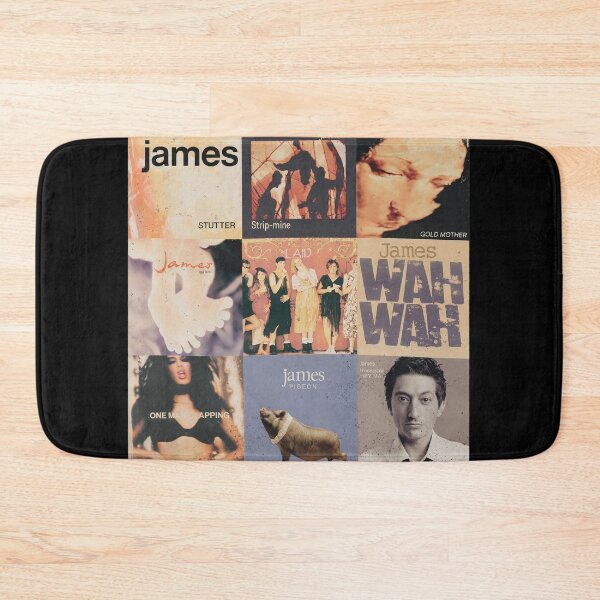 Item preview, James Band British Indie Rock Album Cover Collage designed and sold by Loopdrawings.