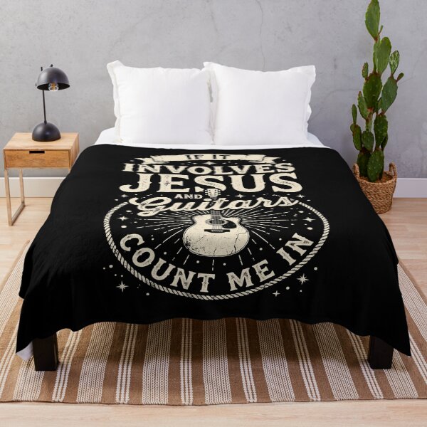 Item preview, If It Involves Jesus And Guitars Count Me In Christian Musician Guitar Player Faith designed and sold by Doodleoub.