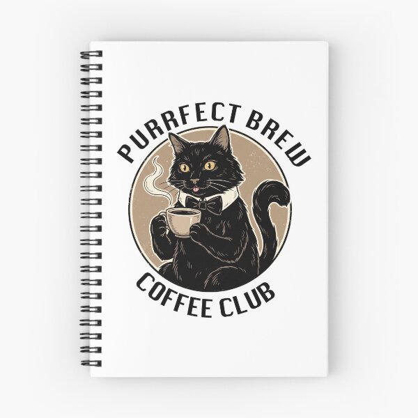 Item preview, Purrfect Brew Coffee Club Black Cat designed and sold by bydanijardim.