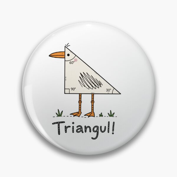 Item preview, Triangull Triangle Seagull Bird Pun Funny Math Teacher designed and sold by TynesDesign.