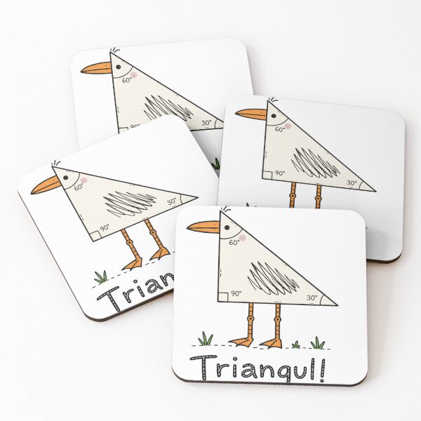 Item preview, Triangull Triangle Seagull Bird Pun Funny Math Teacher designed and sold by TynesDesign.