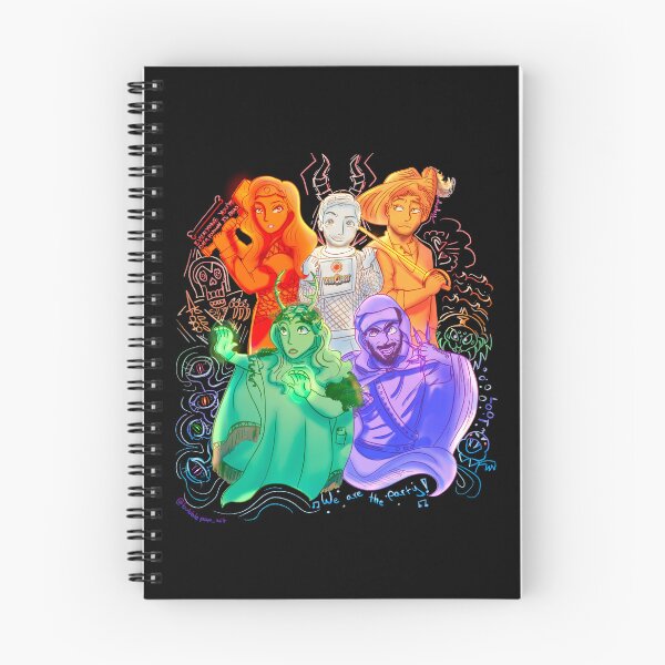 Item preview, Team StarKid Tomb Quest Cast – Rainbow Doodle Design | AJ Holmes, Kim Whalen, Curt Mega, Lauren Lopez & Joey Richter designed and sold by bubblepop_art.