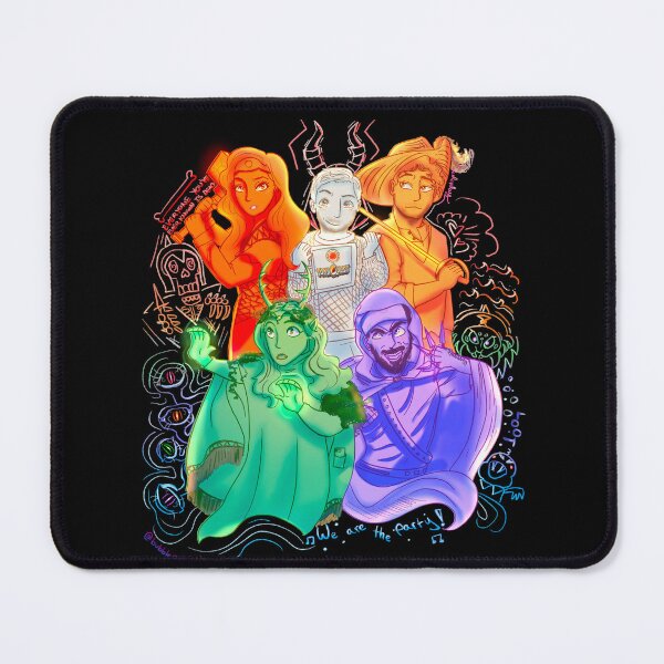 Item preview, Team StarKid Tomb Quest Cast – Rainbow Doodle Design | AJ Holmes, Kim Whalen, Curt Mega, Lauren Lopez & Joey Richter designed and sold by bubblepop_art.