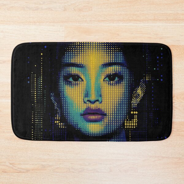 Item preview, Neon Pixel Asian Beauty designed and sold by ClubVacay.
