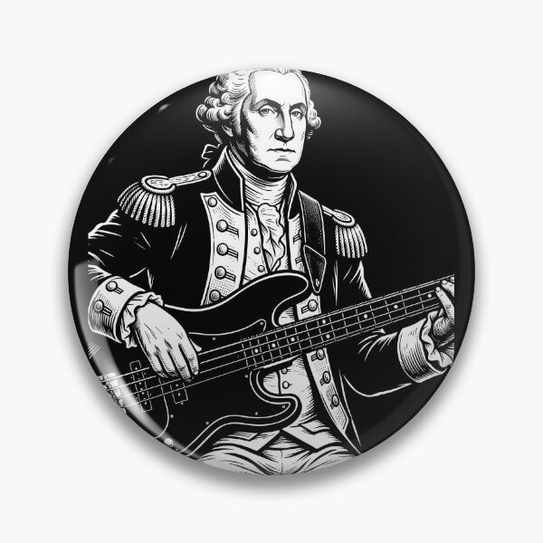Item preview, George Washington Bass Guitar Musician Founding Father designed and sold by Doodleoub.