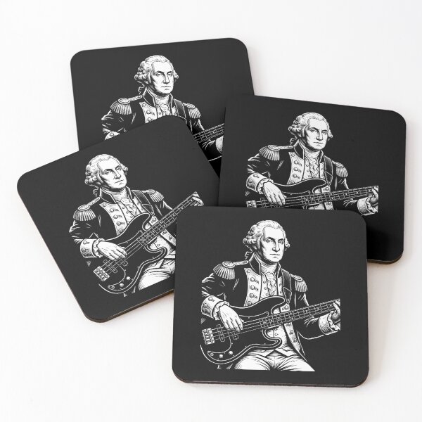 Item preview, George Washington Bass Guitar Musician Founding Father designed and sold by Doodleoub.