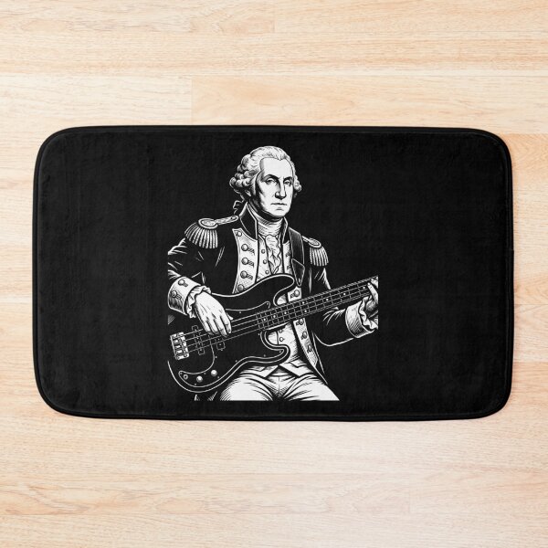 Item preview, George Washington Bass Guitar Musician Founding Father designed and sold by Doodleoub.