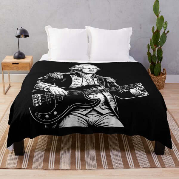 Item preview, George Washington Bass Guitar Musician Founding Father designed and sold by Doodleoub.