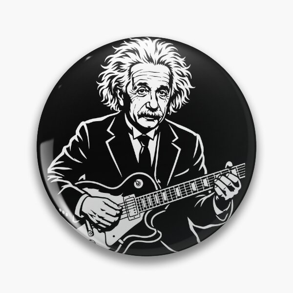 Item preview, Albert Einstein Guitarist Genius Physicist Science Music designed and sold by Doodleoub.