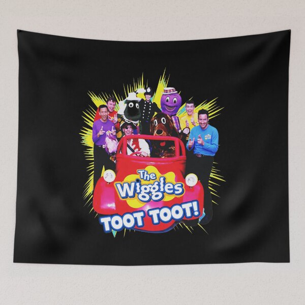Item preview, Vintage Childhood Musical Band Big Red Car designed and sold by BlossomieStore.