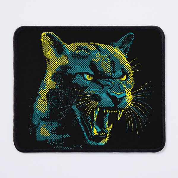 Item preview, Neon Halftone Cougar Roar designed and sold by ClubVacay.