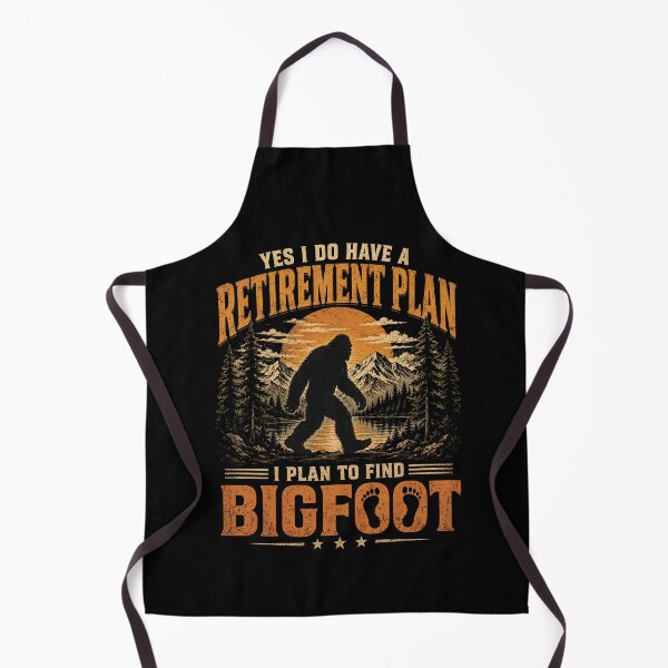Item preview, Yes I Have A Retirement Plan I'm Going to Find Bigfoot Retro designed and sold by haloochichi.