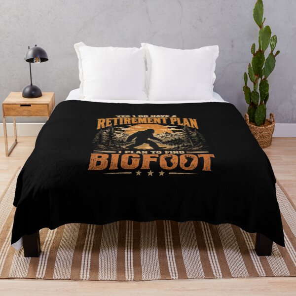 Item preview, Yes I Have A Retirement Plan I'm Going to Find Bigfoot Retro designed and sold by haloochichi.
