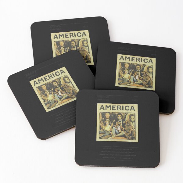 Item preview, America Band 1972 Album Tracklist Poster Art designed and sold by BlossomieStore.