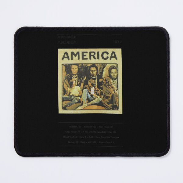 Item preview, America Band 1972 Album Tracklist Poster Art designed and sold by BlossomieStore.