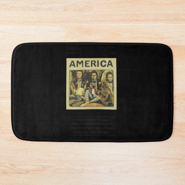 Item preview, America Band 1972 Album Tracklist Poster Art designed and sold by BlossomieStore.