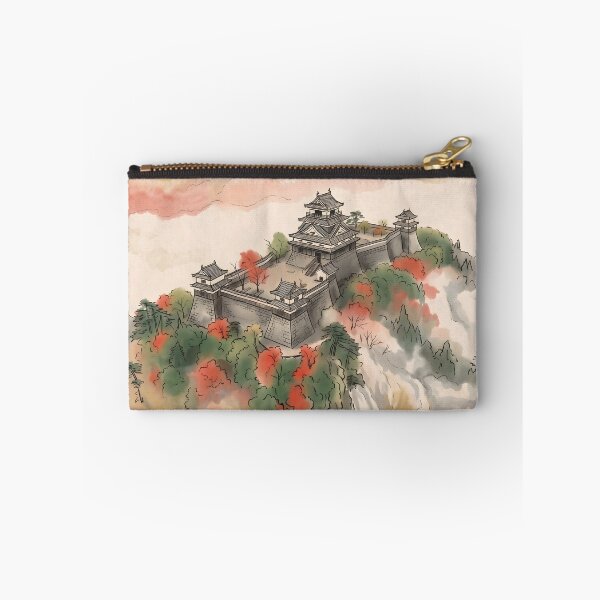 Item preview, Sumi-e Floating Sky Castle Sea of Clouds designed and sold by conohitoAI-ArtGallery.