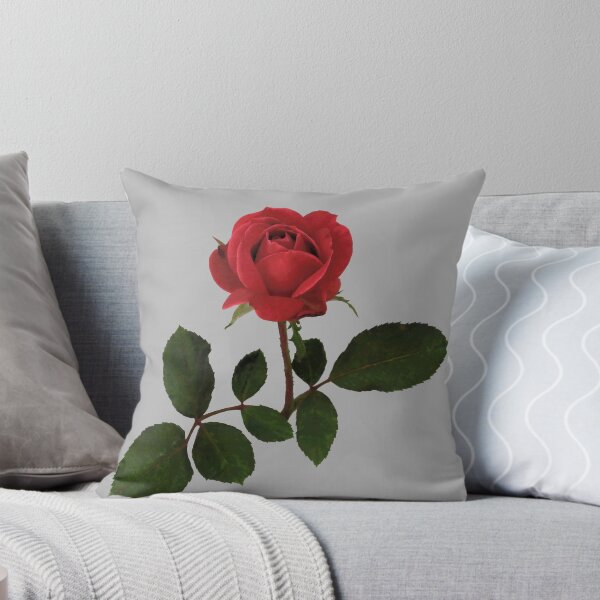 Item preview, Beautiful Red Rose with Green Leaves designed and sold by darksteel101.
