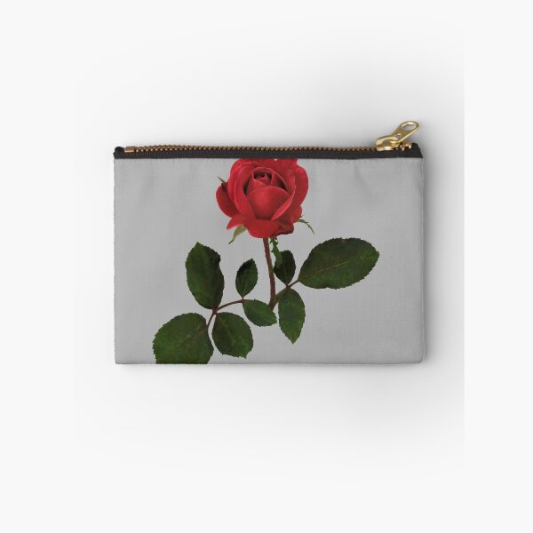 Item preview, Beautiful Red Rose with Green Leaves designed and sold by darksteel101.