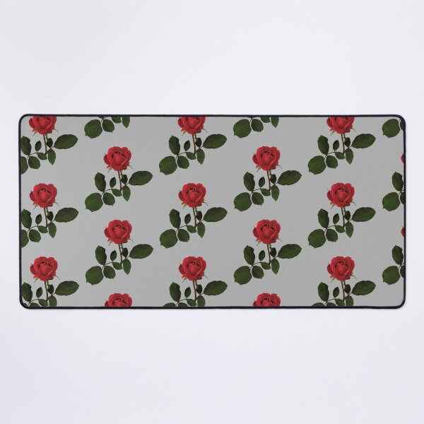 Item preview, Beautiful Red Rose with Green Leaves designed and sold by darksteel101.