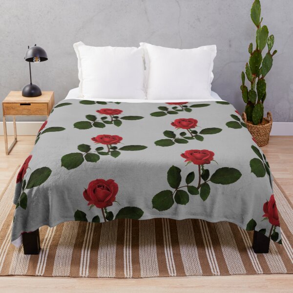 Item preview, Beautiful Red Rose with Green Leaves designed and sold by darksteel101.