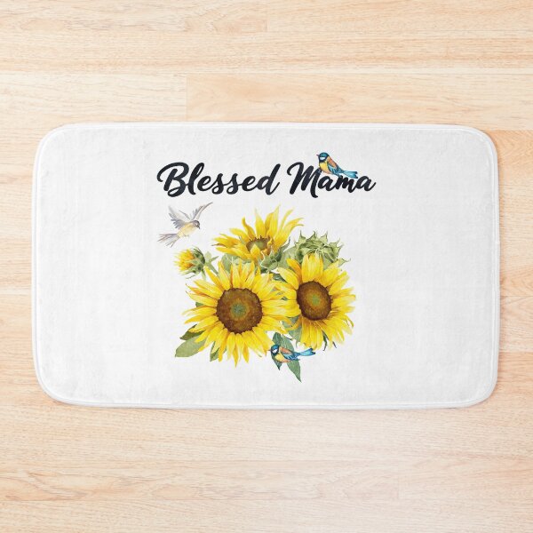 Item preview, Blessed Mama with Sunflowers & Birds designed and sold by JeweledDesigns.