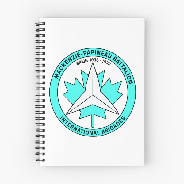 Item preview, Mackenzie Papineau Battalion International Brigades Antifascist Emblem Print designed and sold by PinUpPizzazz.