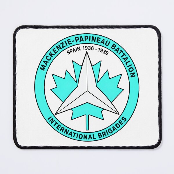 Item preview, Mackenzie Papineau Battalion International Brigades Antifascist Emblem Print designed and sold by PinUpPizzazz.