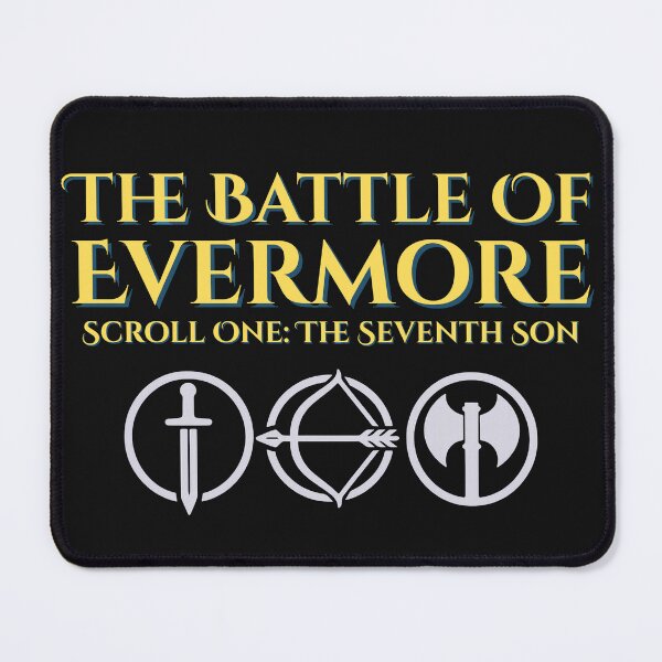 Item preview, Book Title Logo with Sword, Bow, and Axe Runes designed and sold by ravenheartbooks.
