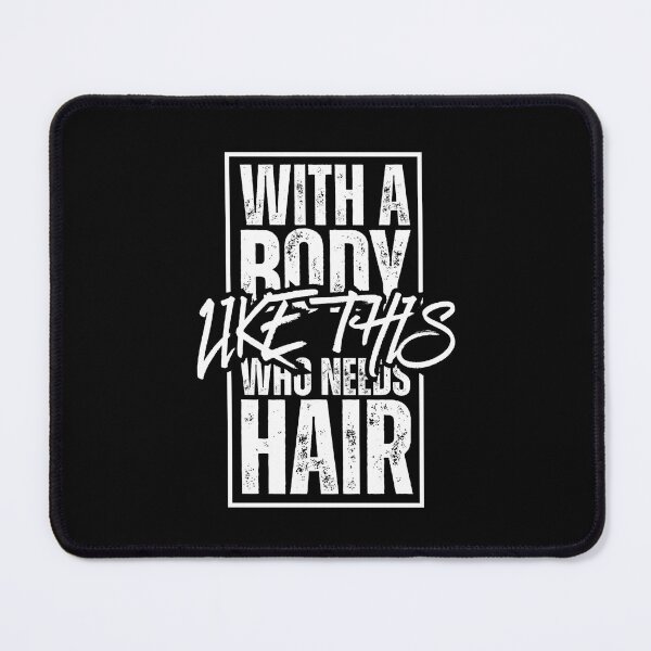 Item preview, With A Body Like This Who Needs Hair Funny Fathers Day Bald Dad designed and sold by Dondonmart.